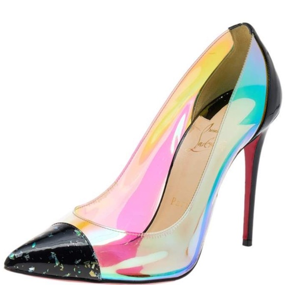 Christian Louboutin Shoes - 🌺 CHRISTIAN LOUBOUTIN🌺 Iridescent PVC Debout Size: 36.5